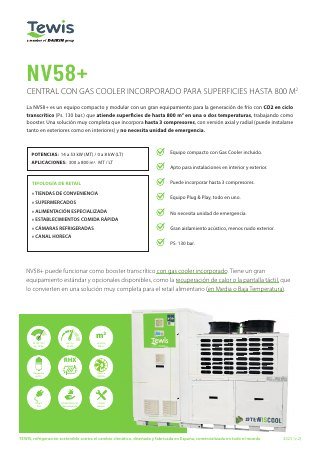 Portada de la ficha comercial de la Nova 58+
