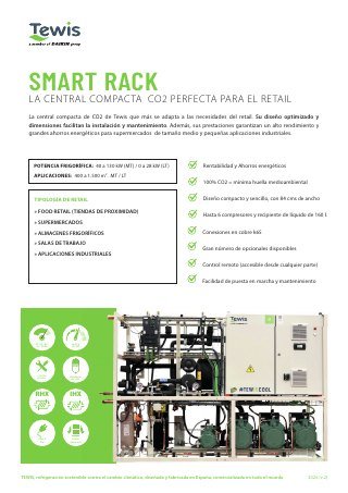 Portada de la ficha comercial de la Smart Rack