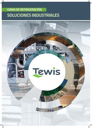 Portada del catálogo de Soluciones Industriales de Tewis